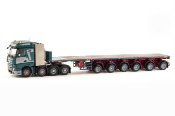 IMC33-0105 - MERCEDES Actros Bigspace 8x4 con plataforma Nooteboom de 6 ejes J.BROUWER