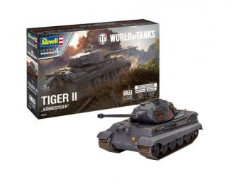REV03503 - Tanque Tiger II Ausf. B WORLD OF TANKS para montar y pintar