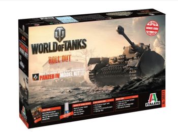 ITA36513 - Tanque Panzer IV WORLD OF TANKS para montar y pintar