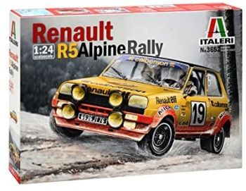 ITA3652 - RENAULT 5 Rally Alpino para montar y pintar