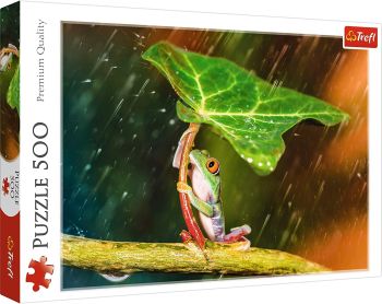 TRF37288 - Puzzle 500 Piezas La rana bajo la lluvia