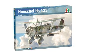 ITA2819 - Aeronave Henschel Hs 123 para montar y pintar