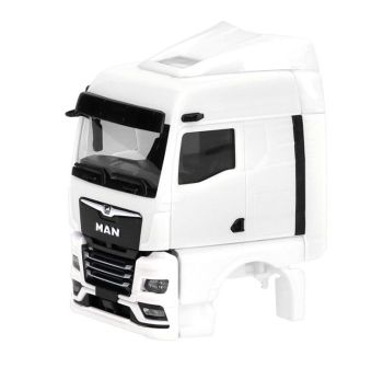 HER086349 - MAN TGX GM, cabina con deflectores y cámara retrovisora, blanco - 2 piezas para montar