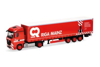 HER318860 - MERCEDES BENZ Actros S 4x2 con remolque de 3 ejes RIGA MAINZ