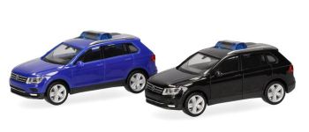 HER013109-003 - VOLKSWAGEN Tiguan con rampa de señalización azul y negra — 2 piezas para montar