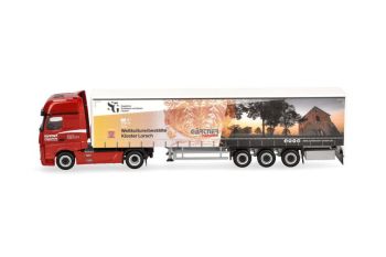 HER939256 - MERCEDES BENZ Actros 2018 4x2 con remolque de 3 ejes GARTNER - Monasterio de Lorsch