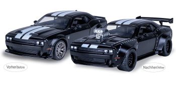 JAM402615 - DODGE Challenger SRT Jailbreak 2 en 1 negro para construir (2022)