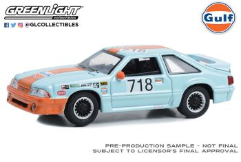 GREEN41135-E - FORD Mustang GT de 1989 azul