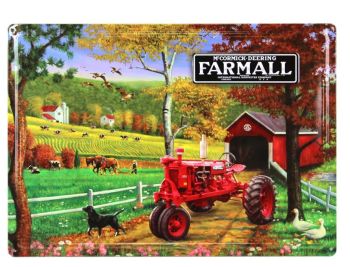 42005 - Letrero metálico McCormick - Deering - 43x30 cm