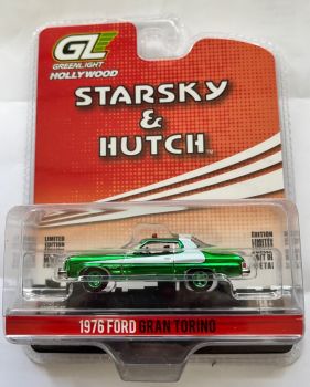 GREEN44780-A-VERT - FORD Gran Torino 1976 STARSKY AND HUTCH (verde) (en blíster)