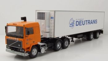 PRX47217 - VOLVO F12 6x4 1980 con remolque frigorífico de 2 ejes - DEUTRANS
