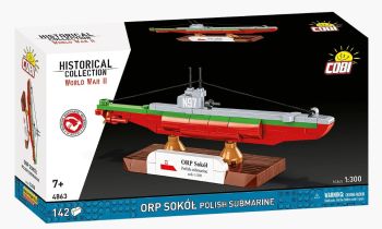 COB4863 - Submarino polaco ORP Sokol - 142 piezas