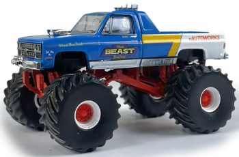 GREEN49160-B - CHEVROLET C30 1983 Monster truck - HOLMAN'S BEAST de la serie KINGS OF CRUNCH en blíster