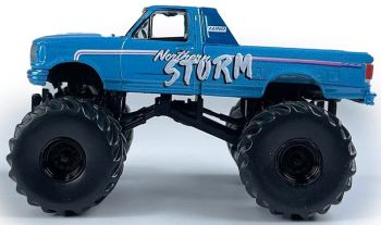 GREEN49160-F - FORD F-250 1993 Monster truck - NORTHERN STORM de la serie KINGS OF CRUNCH en blíster