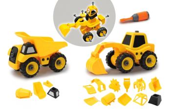 JAM405168 - Juego de maquinaria de construcción 9 en 1
