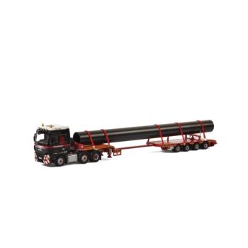 WSI410211 - MAN TGX XXL con plataforma de 4 ejes MAMMOET