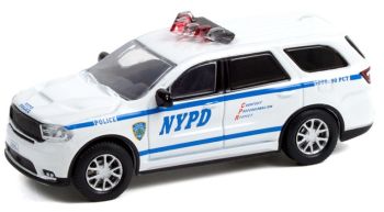 GREEN42980-F - DODGE Durango 2019 Policía de Nueva York HOT PURSUIT Serie 40 Blister Pack