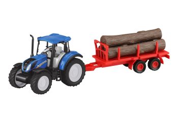 JAM460530 - NEW HOLLAND T5.120 con remolque portaequipajes