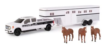 ERT46800 - FORD F350 Super Duty con remolque de cuello de cisne y caballos