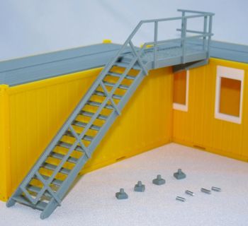 MSM5548/01 - Escalera para bungalow de obra tipo A - miniatura