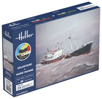 HEL55604 - Kit de inicio con pintura y accesorios - Voluntaria y Marie Jeanne set doble para montar