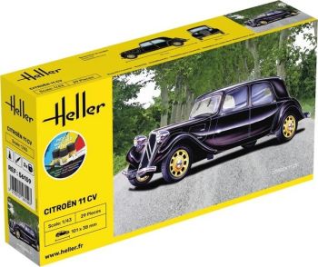 HEL56159 - Kit de inicio con pintura y accesorios - CITROEN 11 CV para montar