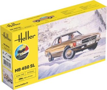 HEL56171 - Kit de inicio con pintura y accesorios - MERCEDES-BENZ 450 SL para montar