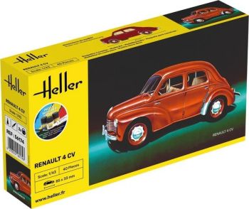 HEL56174 - Kit de inicio con pintura y accesorios - RENAULT 4 CV para montar