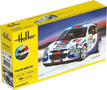 HEL56196 - Kit de inicio con pintura y accesorios - FORD Focus WRC-01 #3 para montar
