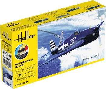HEL56272 - Kit de montaje y pintura - GRUMMAN F6F-5 Hellcat