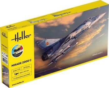 HEL56303 - Kit de inicio con pintura y accesorios - MIRAGE 2000 C para montar