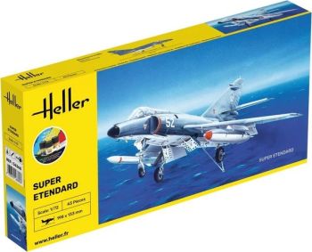 HEL56360 - Kit de inicio con pintura y accesorios - DASSAULT Super-Etendard para montar
