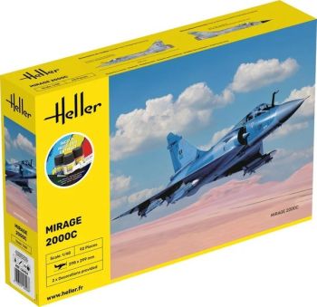 HEL56426 - Kit de inicio con pintura y accesorios - DASSAULT Mirage 2000 C para montar