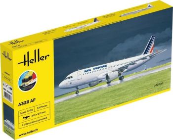 HEL56448 - Kit de inicio con pintura y accesorios - AIRBUS A320 Air France para montar