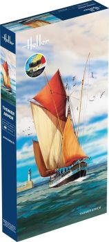 HEL56609 - Kit de inicio con pintura y accesorios - Barco atunero blindado para montar