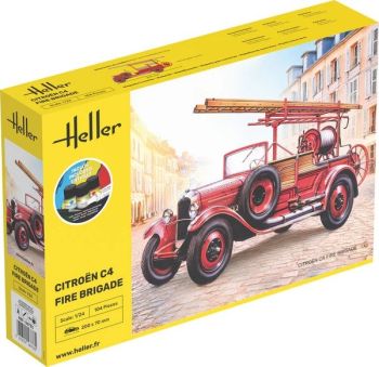 HEL56733 - Kit de inicio con pintura y accesorios - CITROËN C4 Bomberos para montar