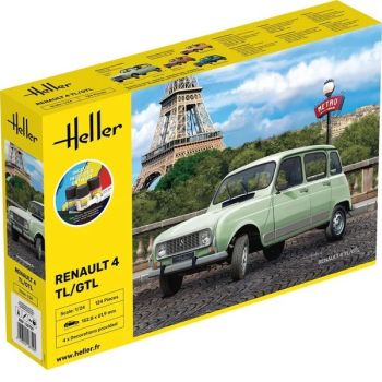 HEL56759 - Kit de inicio con pintura y accesorios - RENAULT 4TL/GTL para montar