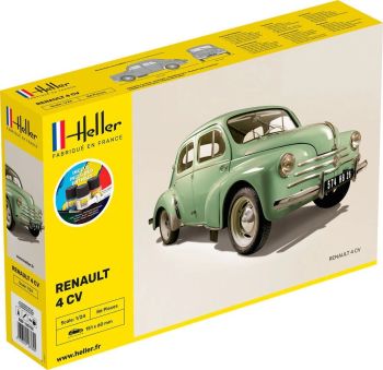 HEL56762 - Kit de inicio con pintura y accesorios - RENAULT 4 CV