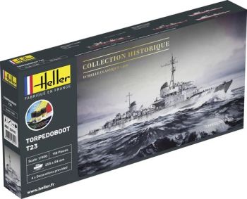 HEL57011 - Kit de inicio con pintura y accesorios - TORPEDOBOOT T23