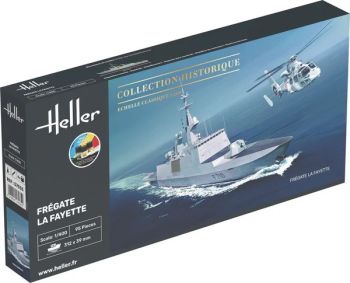 HEL57035 - Kit de inicio con pintura y accesorios - Fragata La Fayette