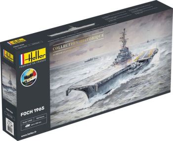 HEL57071 - Kit de inicio con pintura y accesorios - Acorazado Foch