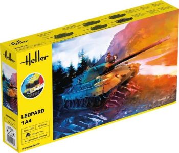 HEL57126 - Kit de inicio con pintura y accesorios - Tanque LEOPARD 1A4
