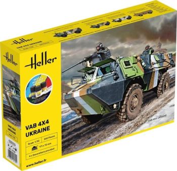 HEL57130 - Kit de inicio con pintura y accesorios - Vehículo 4x4 VAB - Ucrania