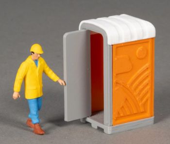 MSM5750/02 - Inodoro portátil – Naranja – L.24,4 x An.22,4 x Al.45,4 mm