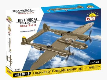 COB5763 - Avión de caza LOCKHEED P-38H Lightning - 652 piezas