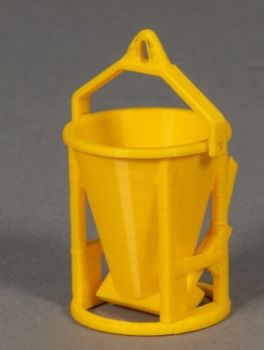 MSM5802/01 - Contenedor de hormigón redondo – Amarillo – L.26,3 x An.27,6 x Al.42,3 mm