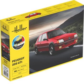 HEL58705 - Kit de inicio con pintura y accesorios - PEUGEOT 205 GTI