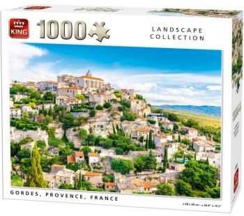 KING55981 - Puzzle 1000 Piezas Gordes Provence en Francia
