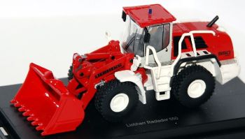 SCH26029 - Cargadora sobre ruedas LIEBHERR 550 rojo Escala: 1/87