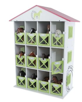 KID610308 - Establo con 12 boxes - 19 x 41 x 53 cm - sin animales